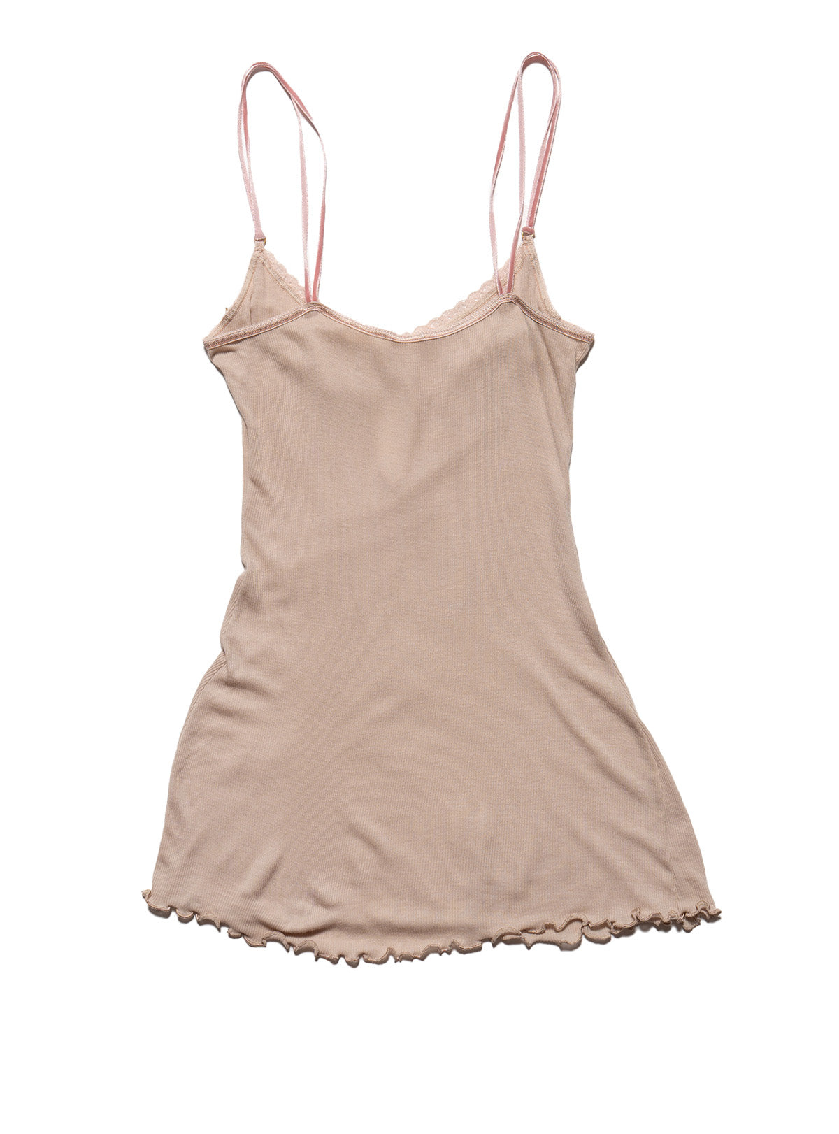 UNIF Vintage Delicate Dusty Beige/Pink Rose Tank