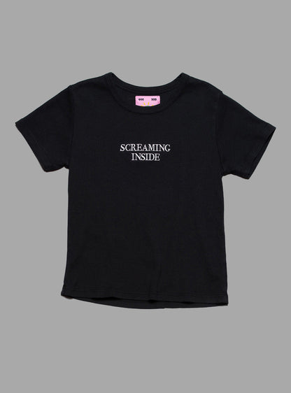 UNIF Screaming Inside Baby Tee