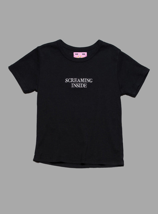 UNIF Screaming Inside Baby Tee