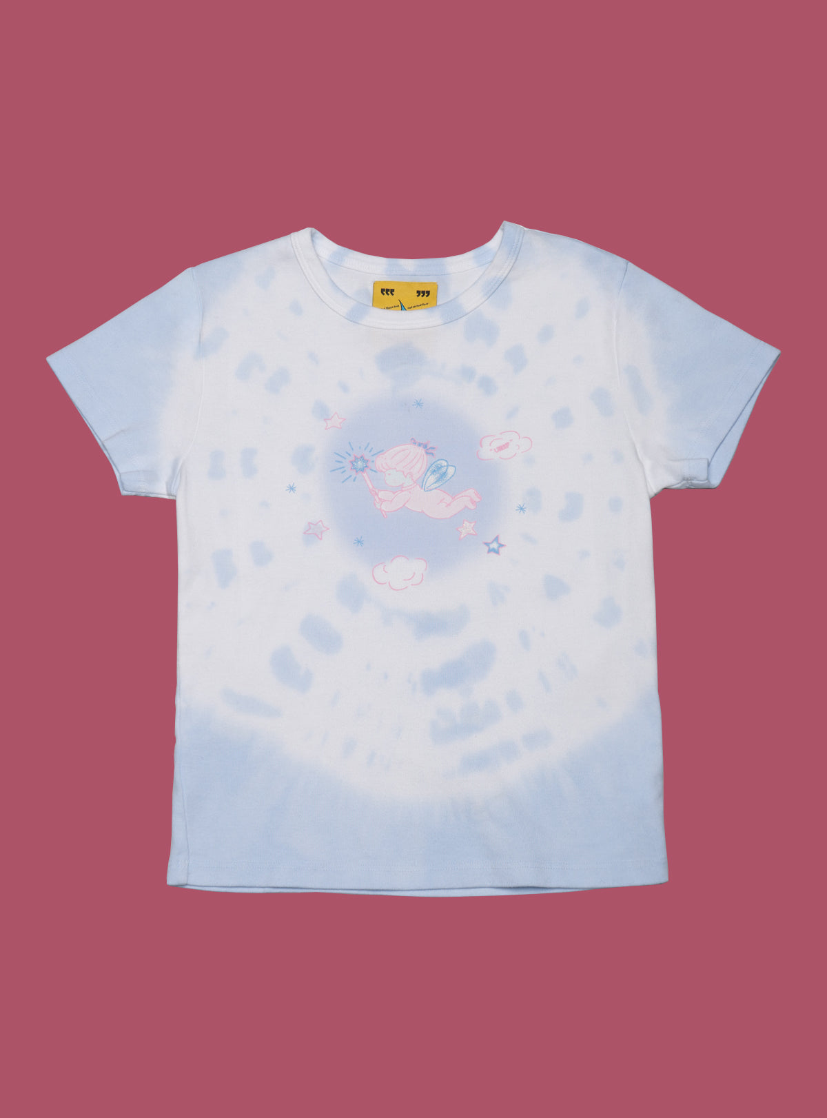 UNIF Blue Tie-Dyed T-Shirt