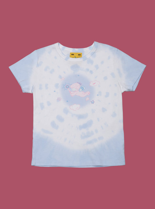 UNIF Blue Tie-Dyed T-Shirt