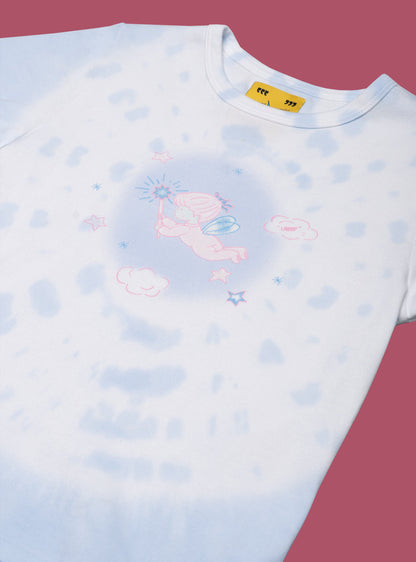 UNIF Blue Tie-Dyed T-Shirt