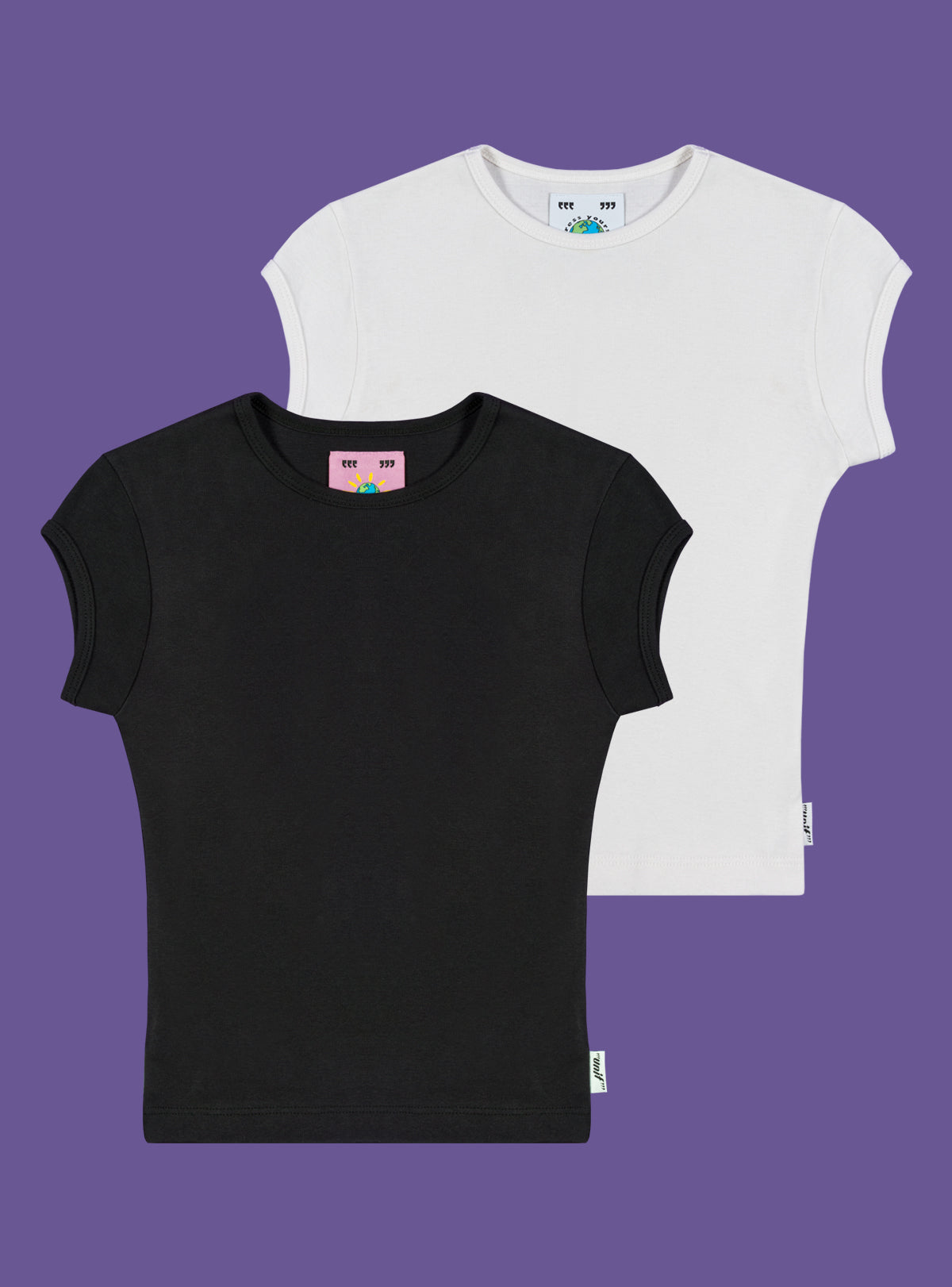UNIF Cap Sleeve Baby Tee Two-Pack