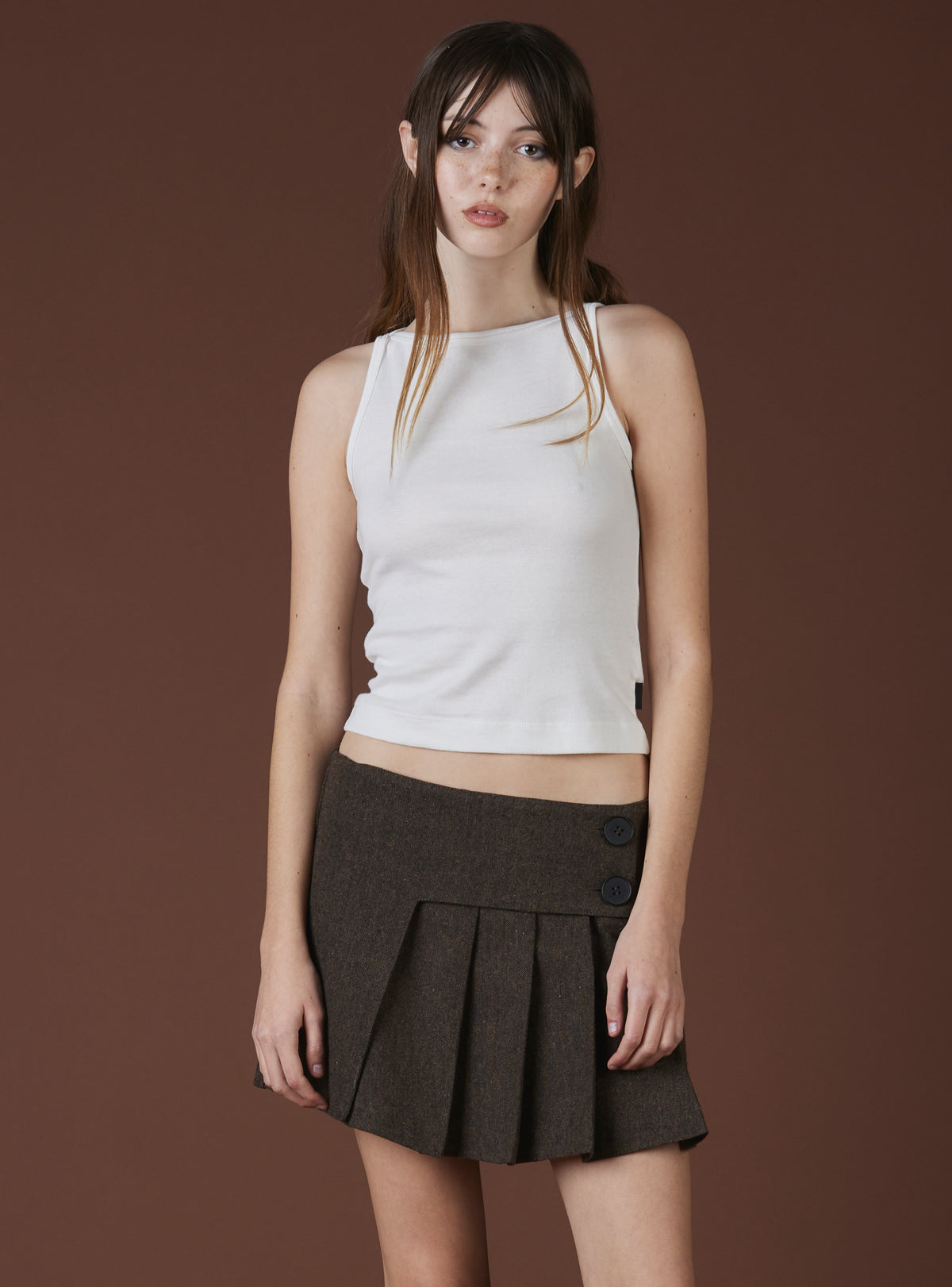 UNIF Beatrix Pleated Skirt