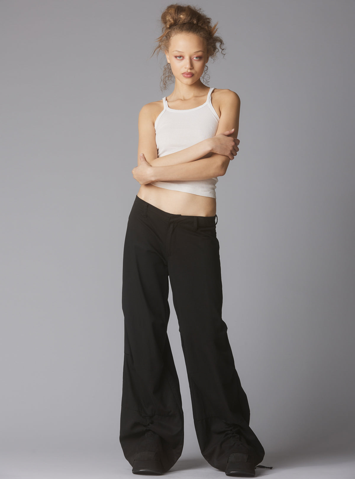 UNIF Black Wide Leg Pants