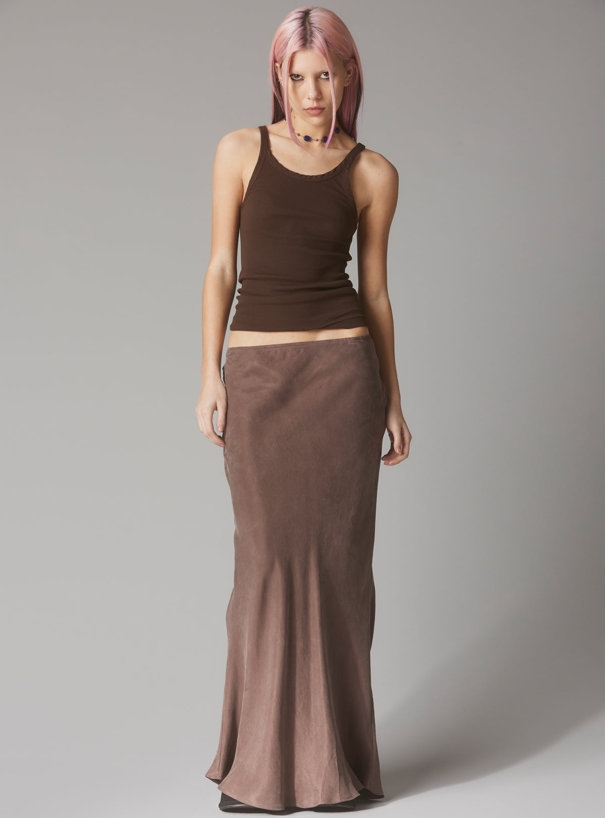 UNIF Vivi Skirt Brown