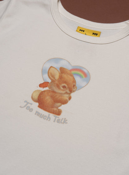 UNIF Too Much Talk Baby Tee