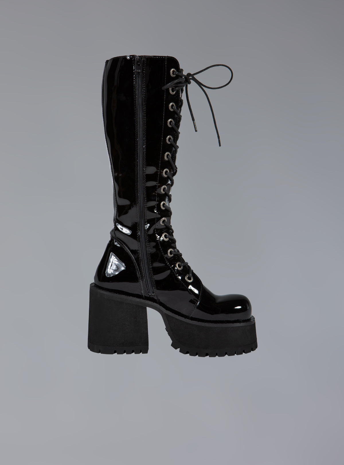 UNIF Knee High Leather Platform Boot