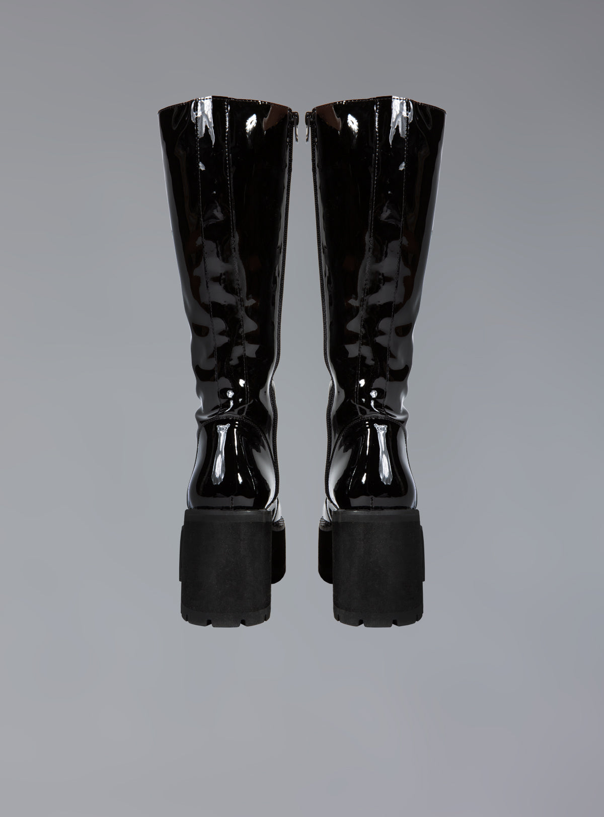 UNIF Knee High Leather Platform Boot