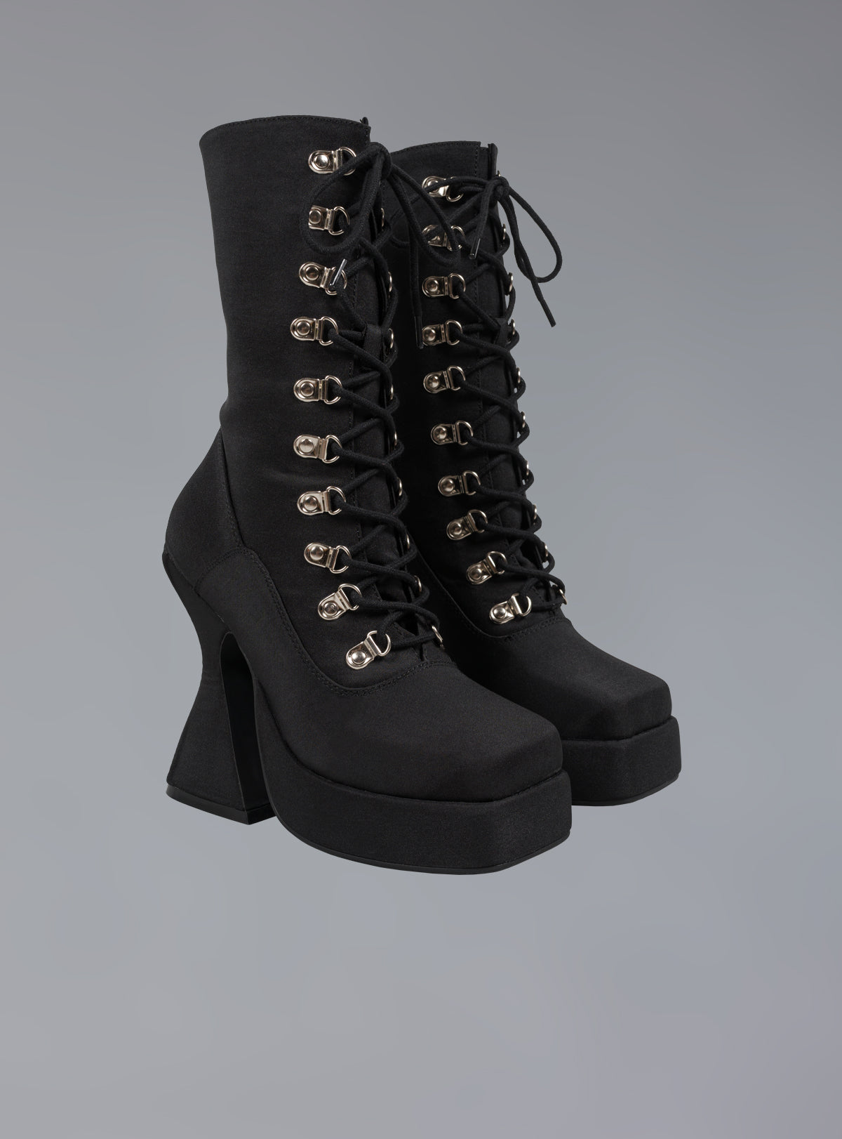 UNIF Victorian Lace Up Platform Heel