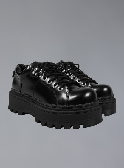 UNIF Low Top Leather Chunky Platform Boot in