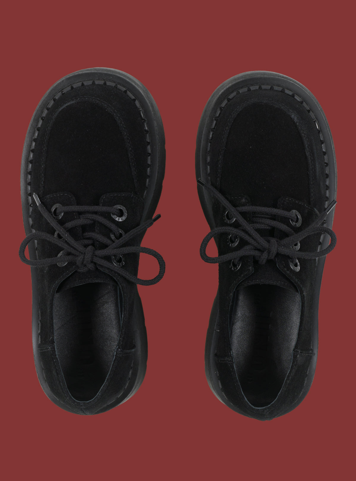 UNIF Black Suede Platform Shoe