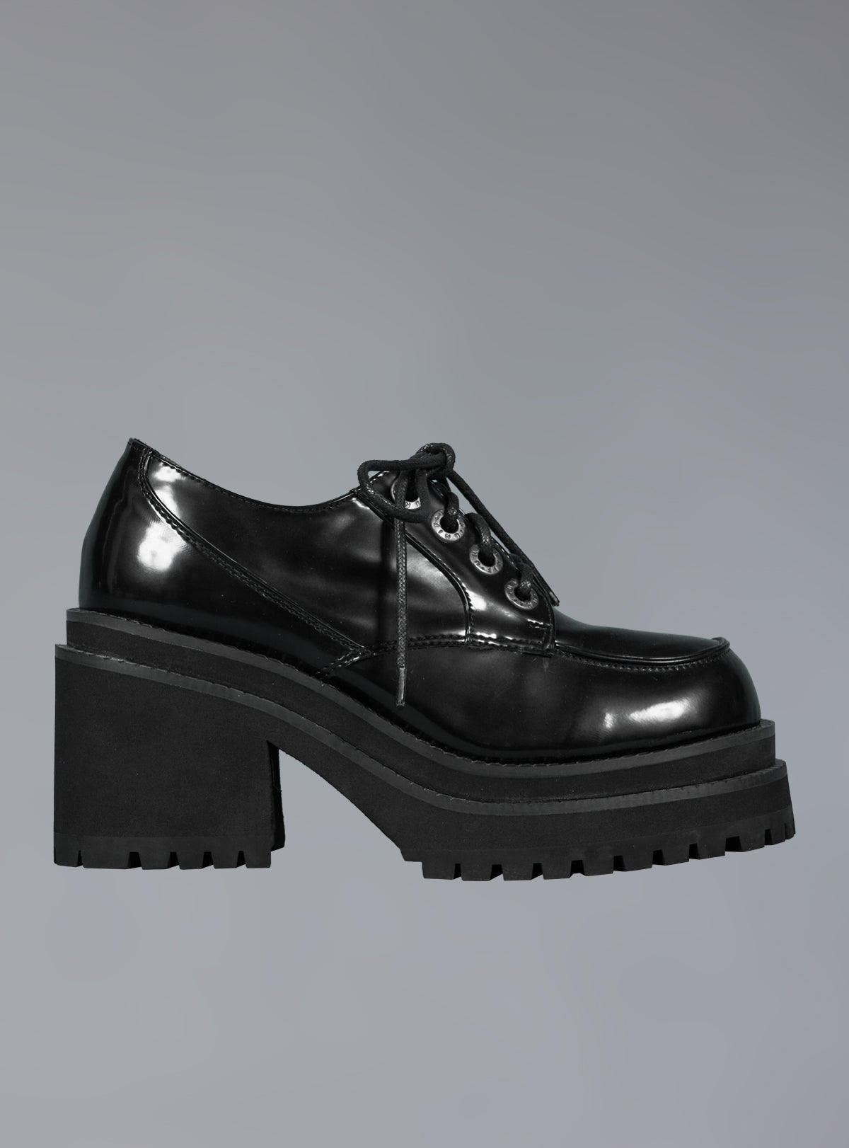 UNIF 90s Platform Oxford Shoe With Chunky Heel