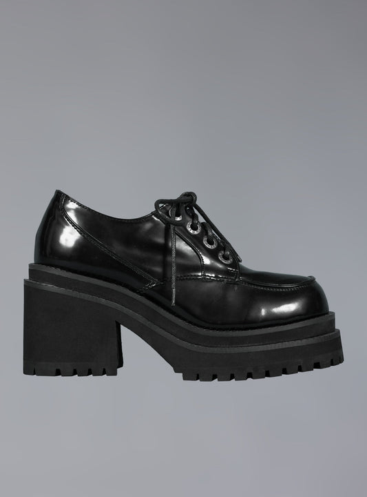 UNIF 90s Platform Oxford Shoe With Chunky Heel