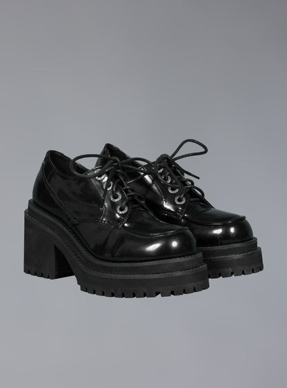 UNIF 90s Platform Oxford Shoe With Chunky Heel