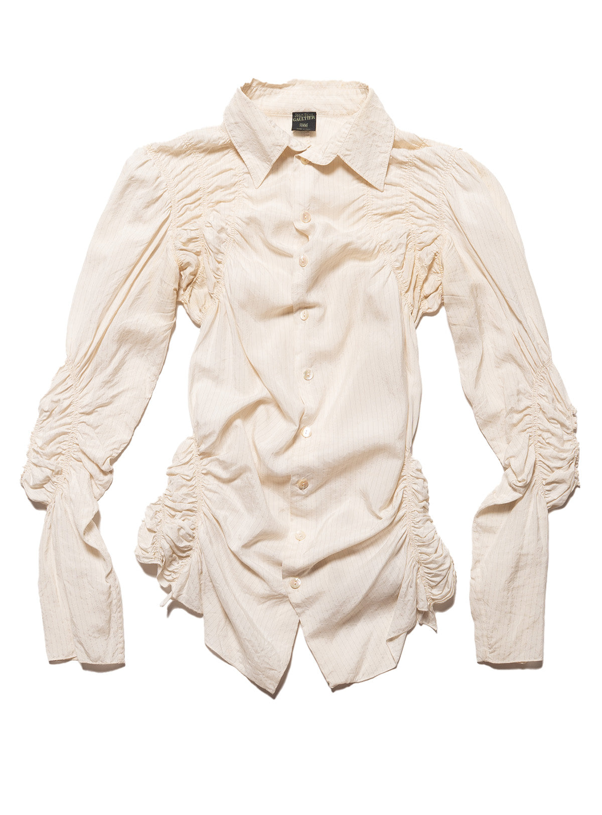 UNIF Jean Paul Gaultier Pinstripe Dress Button Down