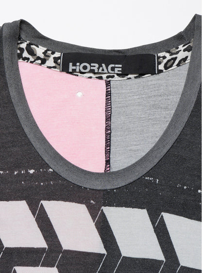 UNIF Vintage Horace 3D Cube Tee