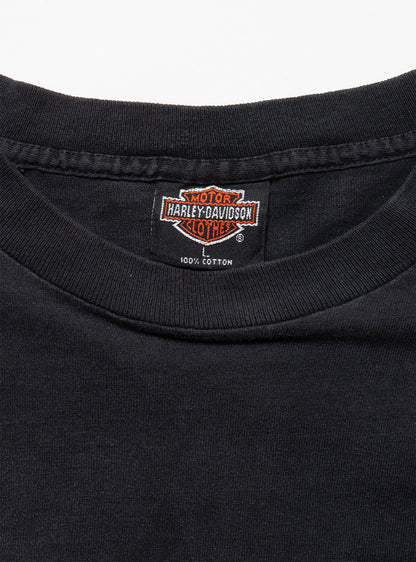 UNIF Vintage Harley Davidson Lake Shore Waukegan IL Tee