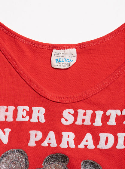 UNIF Vintage Another Shitty Day in Paradise Pink Panter Tank