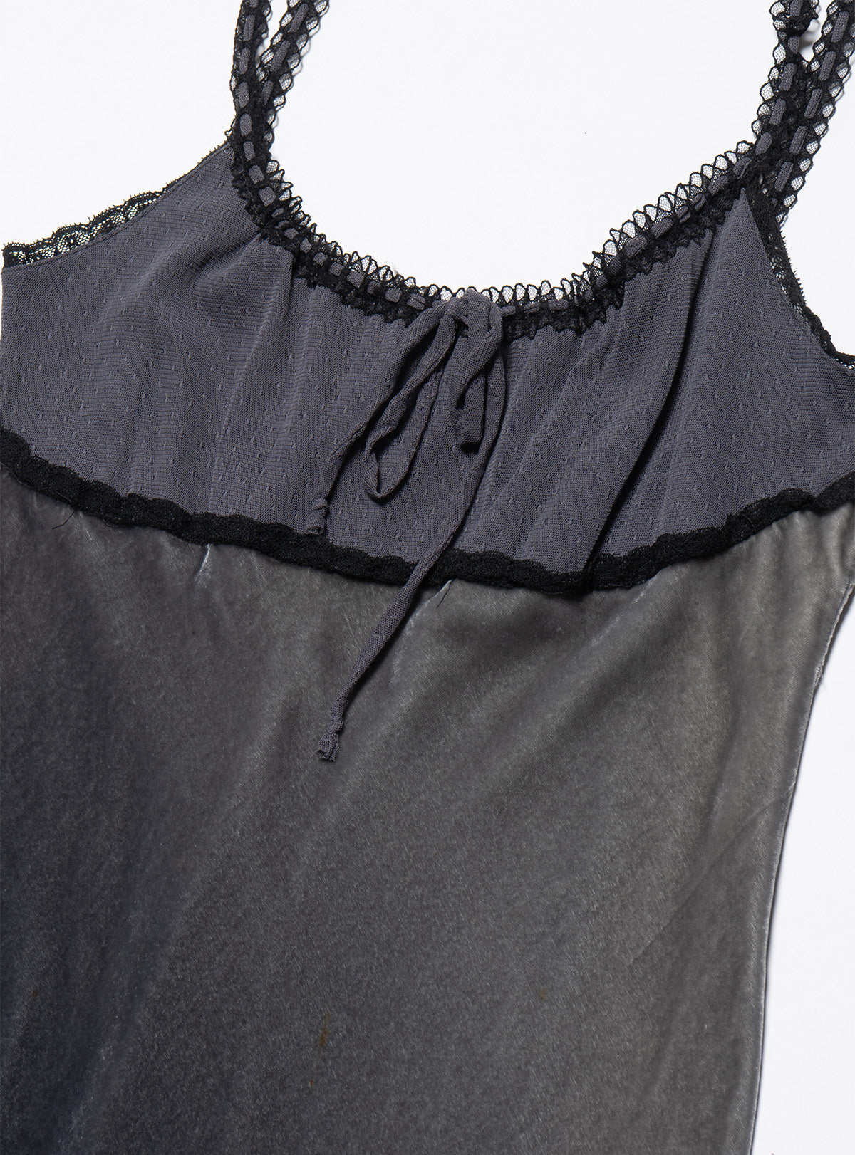 UNIF Vintage Betsy Johnson Velvet Gray Long Dress