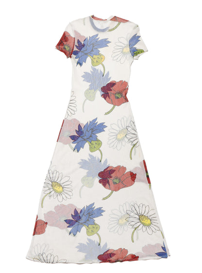 UNIF Vintage Vivienne Tam Floral Print Dress