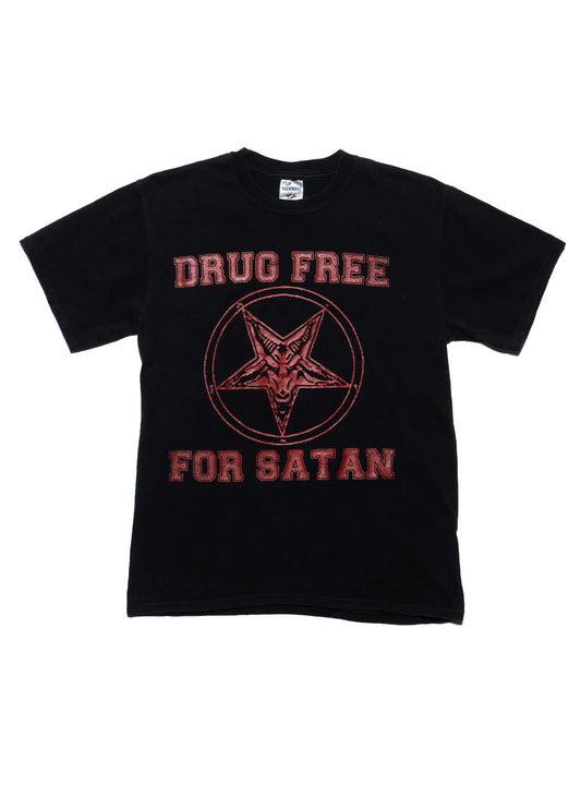 UNIF Vintage Drug Free For Satan Tee
