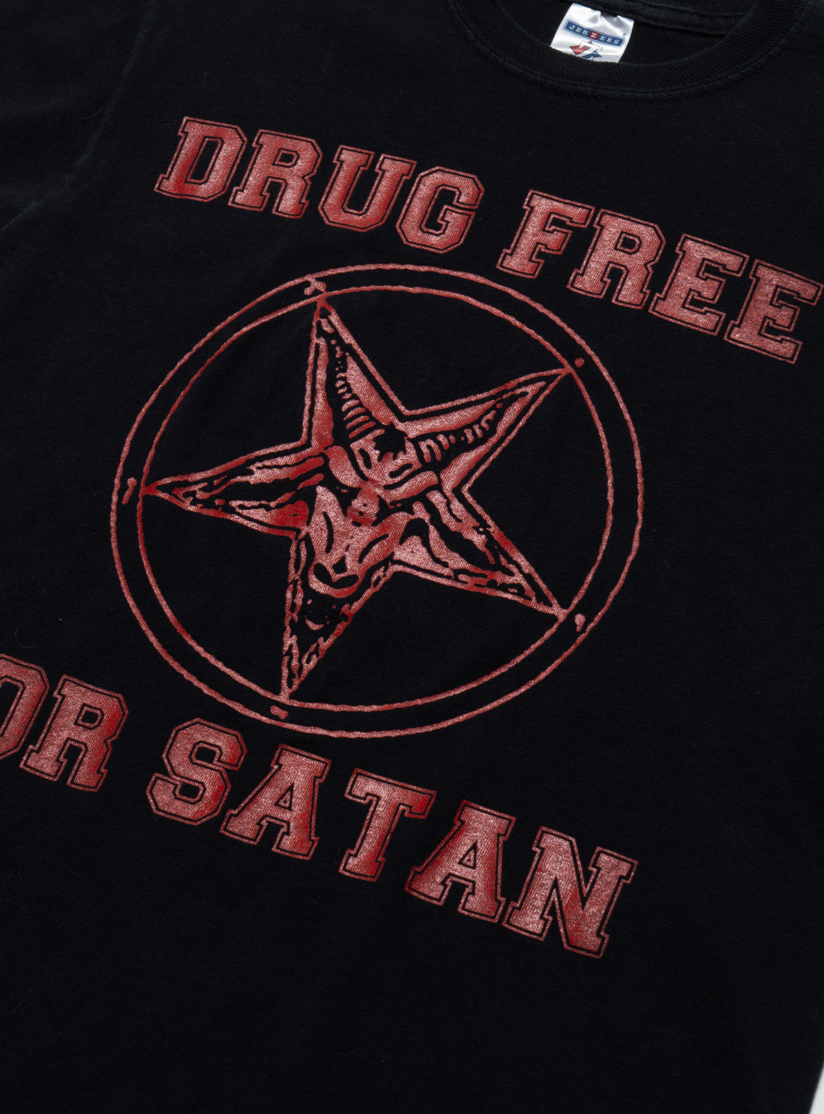 UNIF Vintage Drug Free For Satan Tee