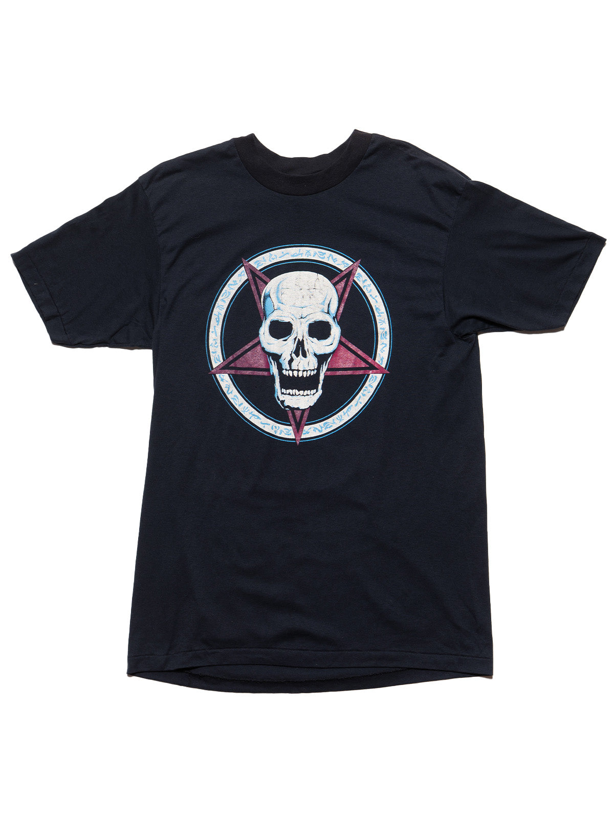 UNIF Vintage Pentagram Skull Tee