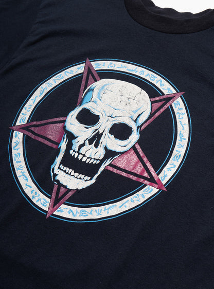 UNIF Vintage Pentagram Skull Tee