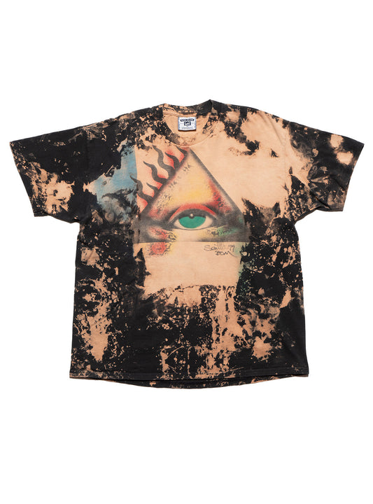 UNIF Vintage Bleached Eye of Providence Tee