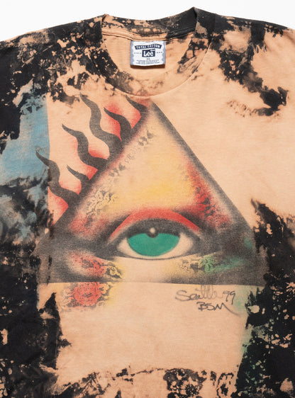 UNIF Vintage Bleached Eye of Providence Tee