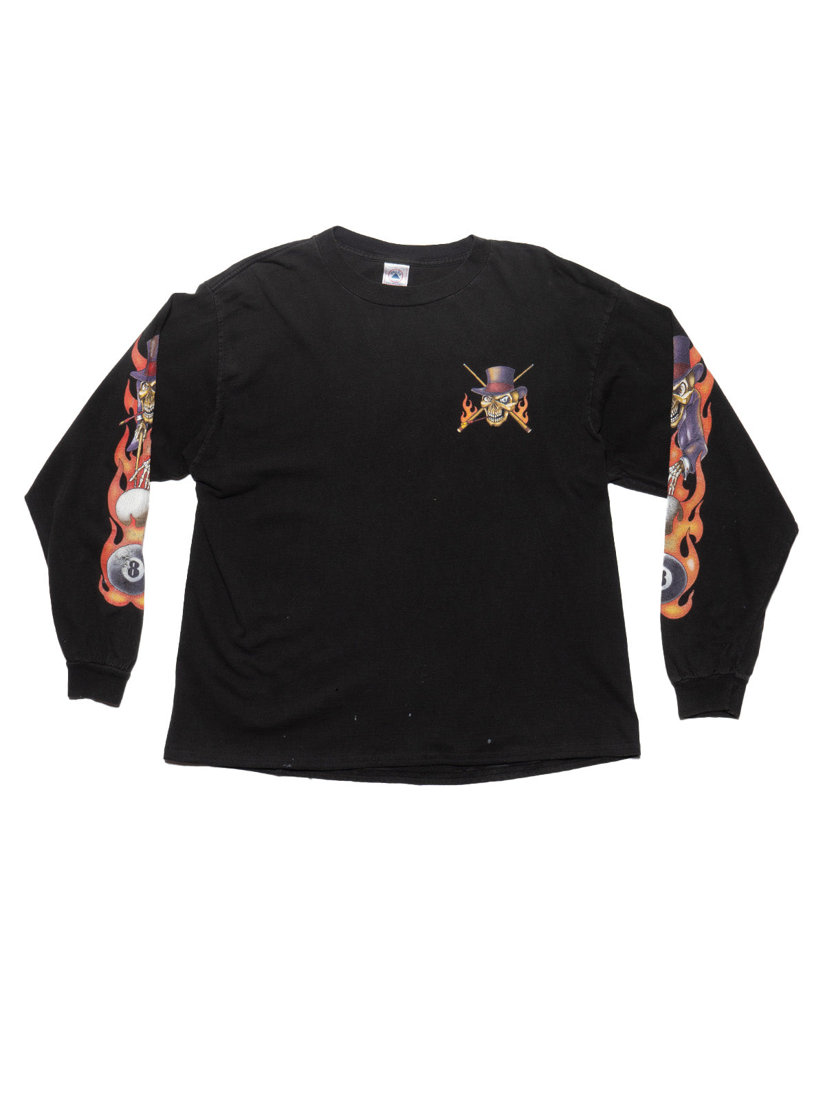 UNIF Vintage Skeleton 8 Ball Long Sleeve Tee