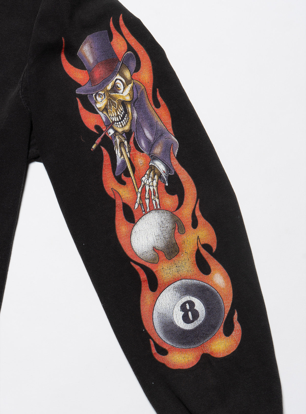 UNIF Vintage Skeleton 8 Ball Long Sleeve Tee