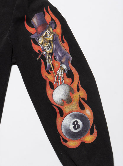 UNIF Vintage Skeleton 8 Ball Long Sleeve Tee