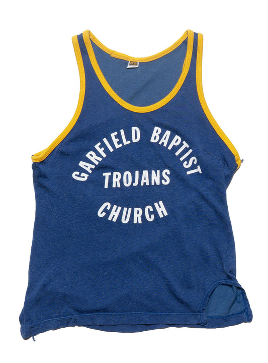 UNIF Vintage Garfield Baptist Church Trojans Tank
