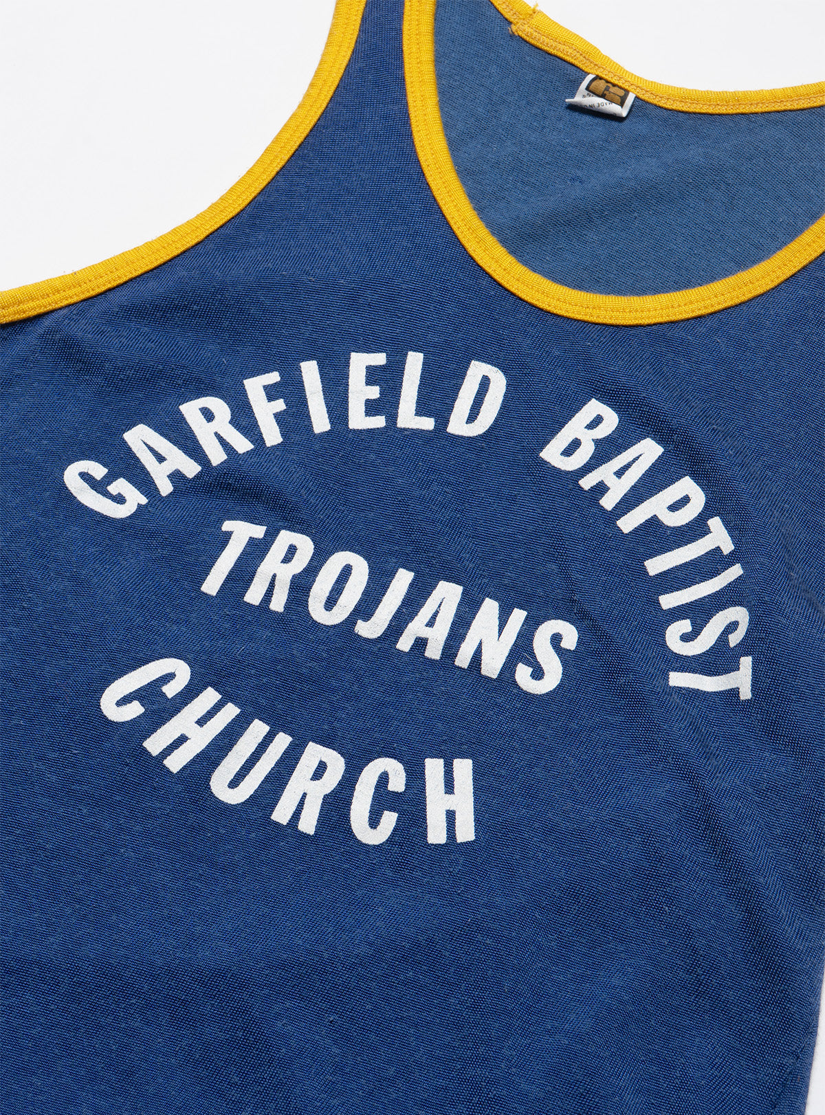 UNIF Vintage Garfield Baptist Church Trojans Tank