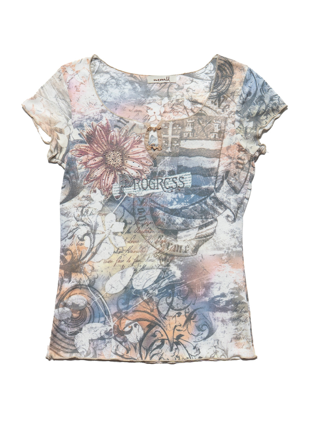 UNIF Vintage Oneworld Progess Top