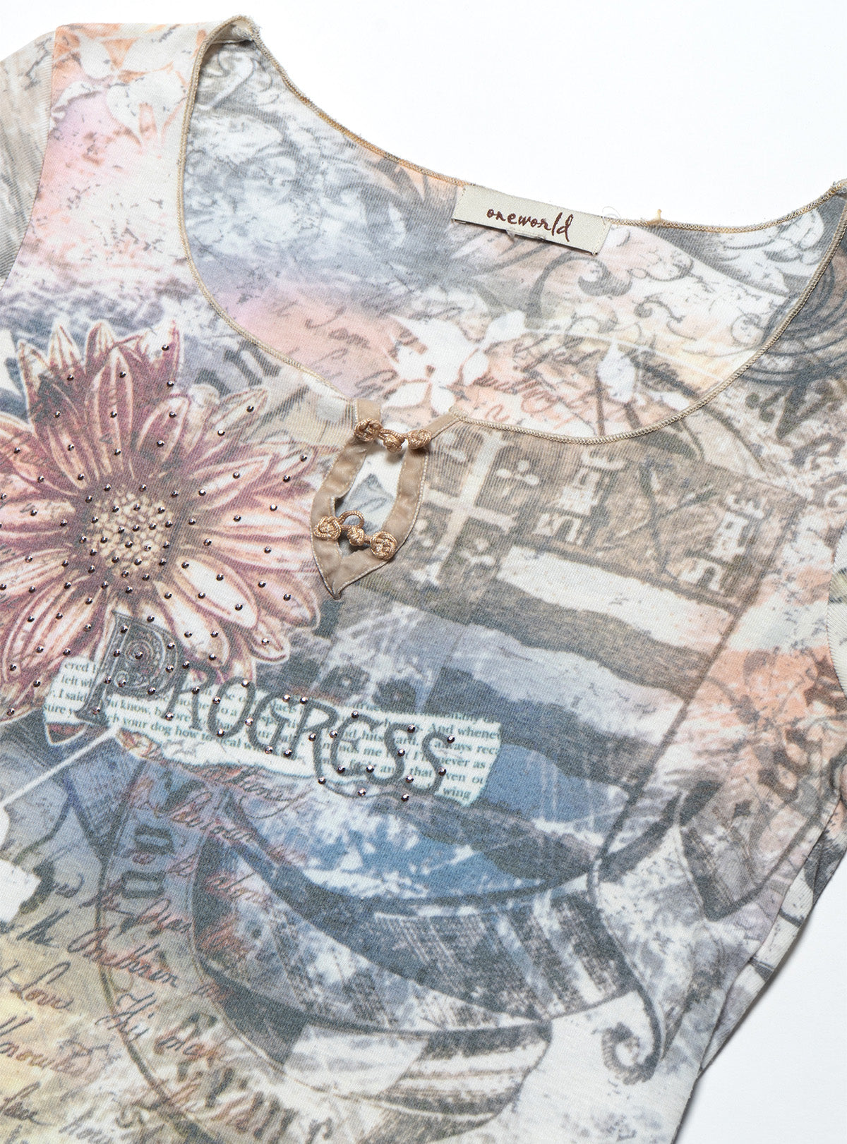 UNIF Vintage Oneworld Progess Top