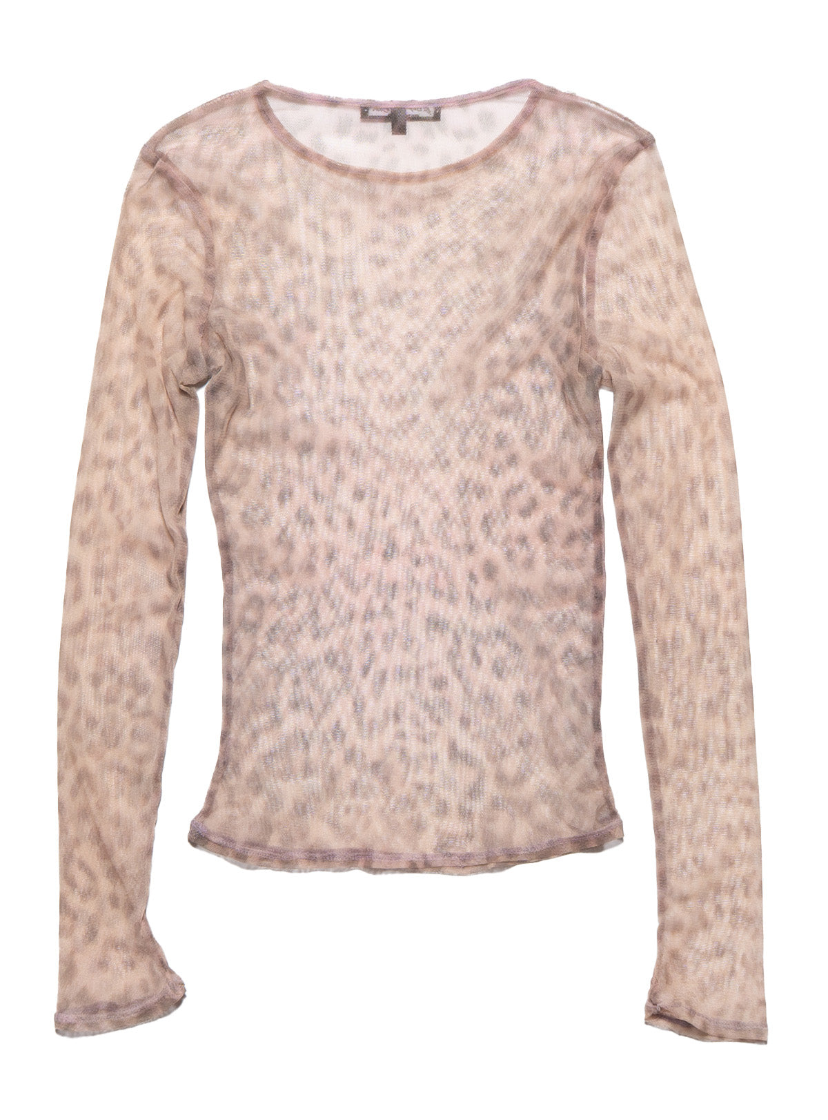 UNIF Vintage Betsy Johnson Cheetah Print Long Sleeve Top