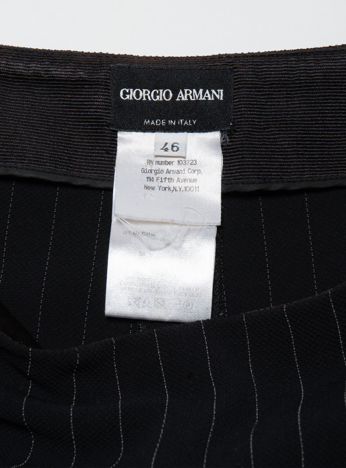 UNIF Vintage Giorgio Armani Pinstripe Pants