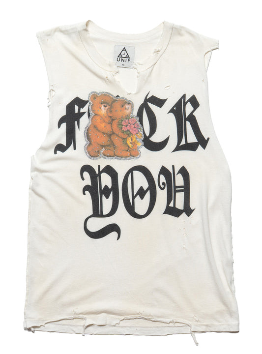 UNIF Vintage UNIF Fuck You Bears Sleeveless Tee