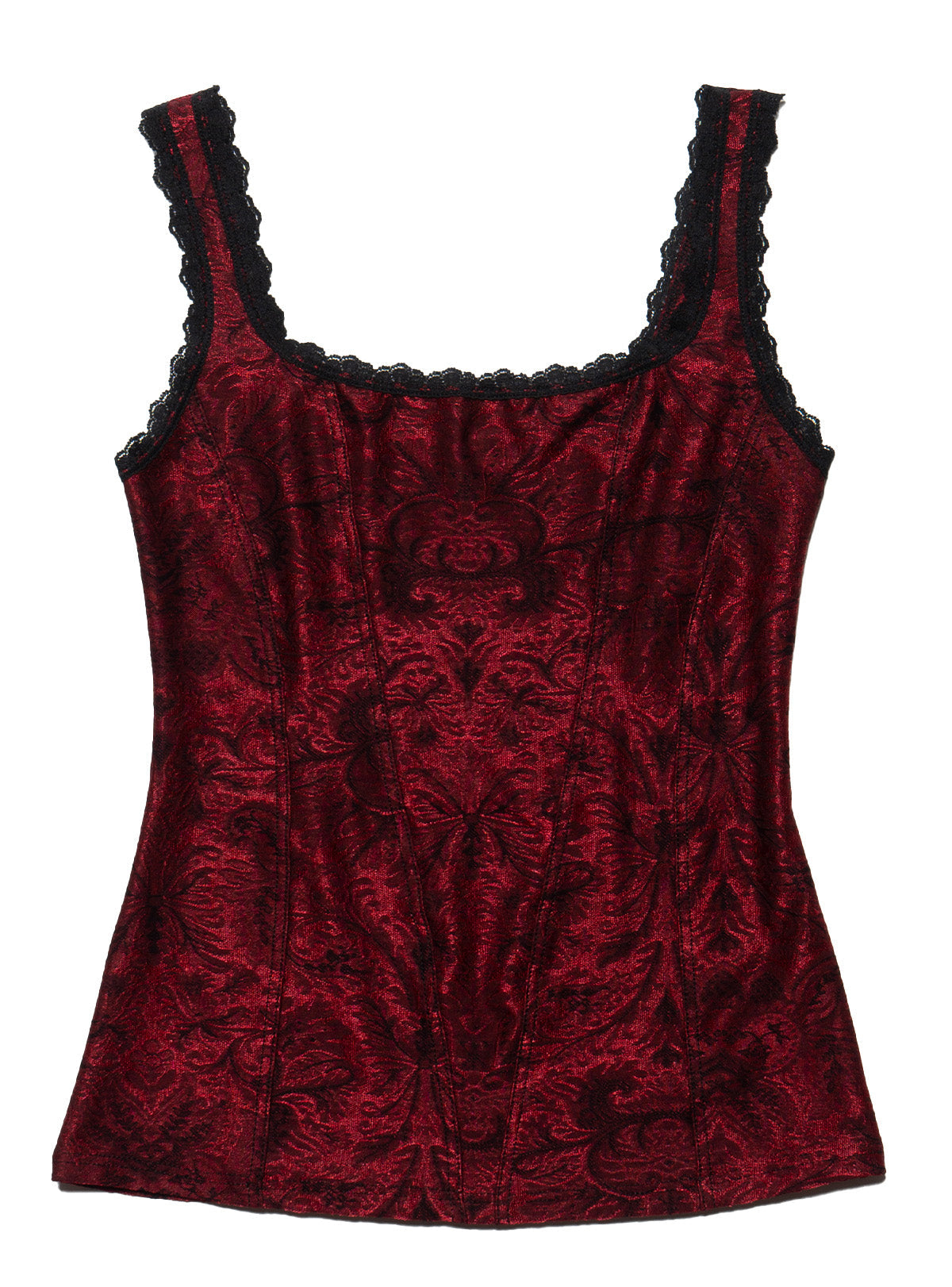 UNIF Vintage Caché Red Velvet top