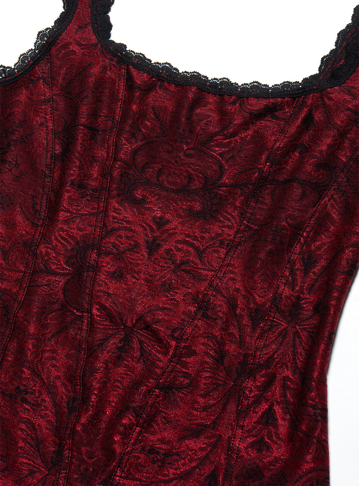 UNIF Vintage Caché Red Velvet top