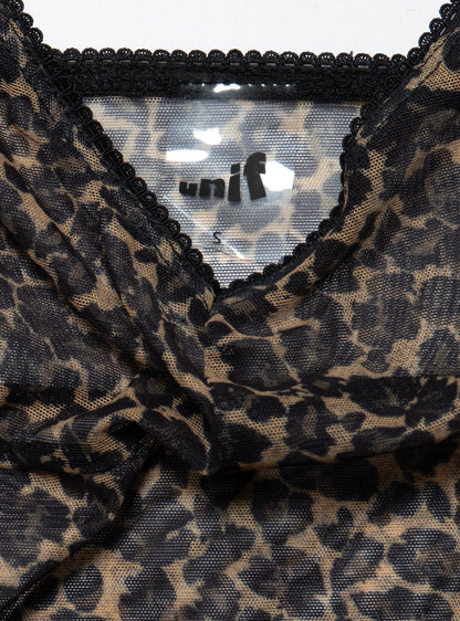 UNIF Vintage UNIF Leopard Print Top