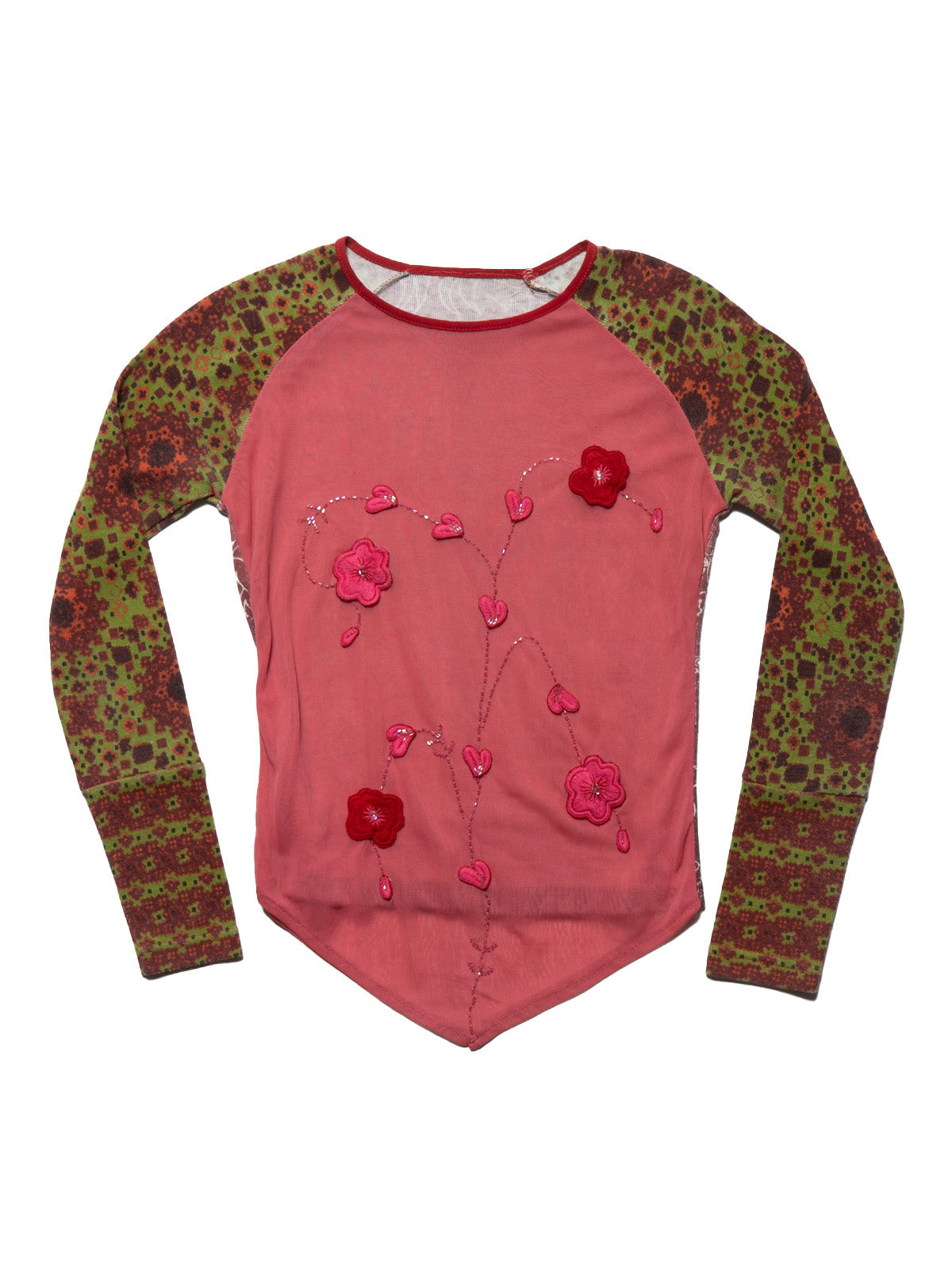 UNIF Vintage Kizungu Zungu Flower Long Sleeve Top