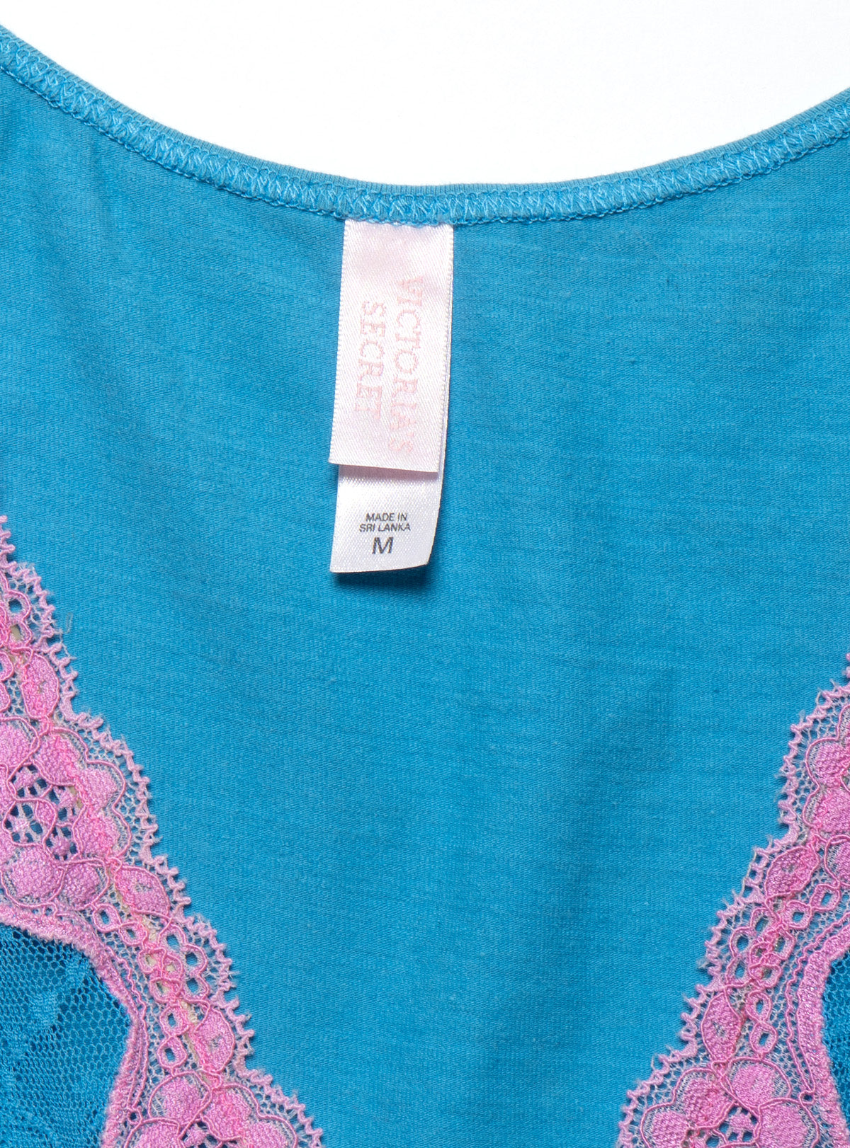 UNIF Vintage Victoria's Secret Blue and Pink Top