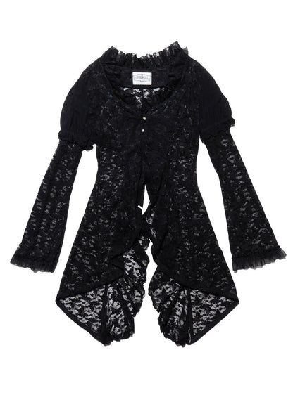 UNIF Vintage Frill by h.naoto Bolero Lace Cardigan