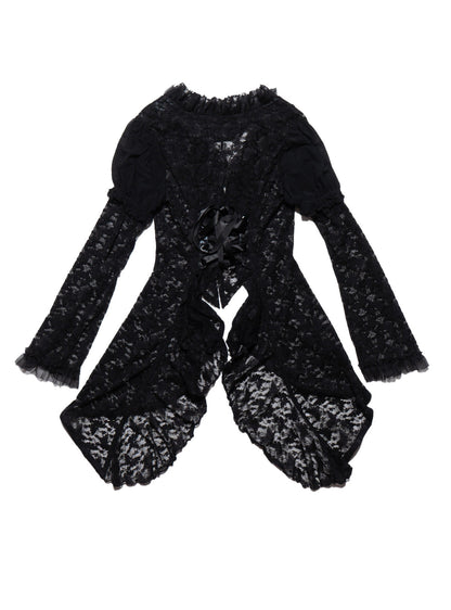 UNIF Vintage Frill by h.naoto Bolero Lace Cardigan