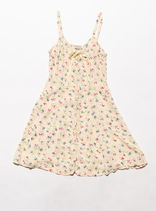 UNIF Vintage 2 of Us Grunge Flower Mini Dress