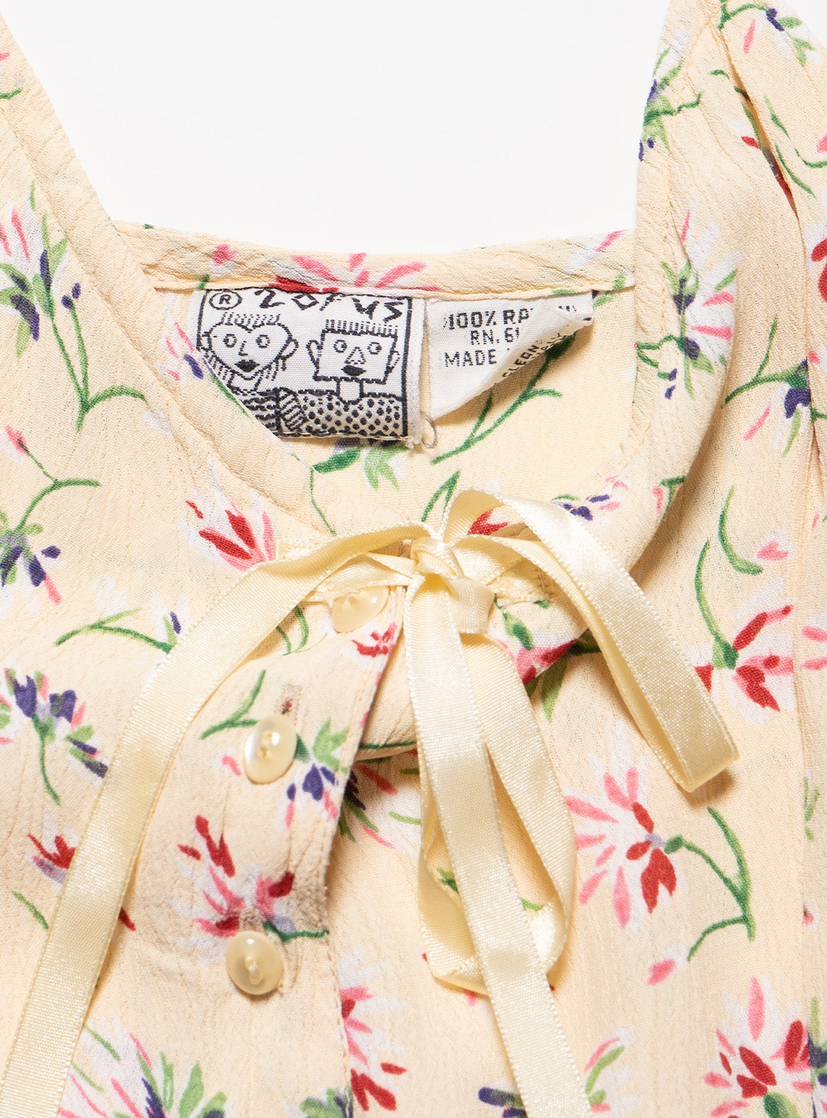 UNIF Vintage 2 of Us Grunge Flower Mini Dress